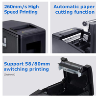 Printer Thermal Android Printer POS USB Berkabel Desktop Dengan Kualitas Tinggi 80mm Printer Struk Thermal Bt