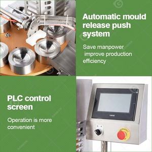 Forme de croûte Moule automatique Production d'oeufs Pâte feuilletée Fromage Tarte Bateau Faire Ananas Tarte Shell Machine - Product Image 5