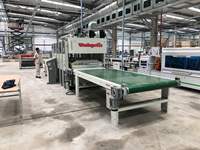 Presse hydraulique à cycle court 4*8 60t pour formage thermique rapide des panneaux décoratifs en mélamine – Équipement de menuiserie facile à utiliser