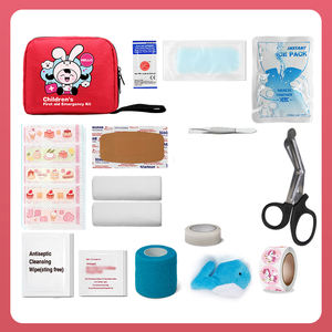 2024 personalizado pequeño pediátrico compacto Mini Bebé y niños botiquín de primeros auxilios con bolsa de pañales artículos esenciales - Product Image 3