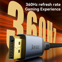Câble personnalisé 3M avec connecteur M-M, gaine PVC, pour moniteur/ordinateur, 16K 60Hz, 8K 120Hz, 4K 240Hz, port 2.1