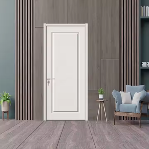 Puerta de PVC WPC, Puertas Francesas Impermeables para Baño, para Interiores - Product Image 2