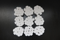Emballage personnalisé, rouleaux de coton dentaire de 3/4 po (18 mm), forme confortable pour le patient, maintien de la forme, hygiénique, haute absorption, avec certification CE