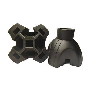 Almohadilla antideslizante para bastón de 62 mm x 50 mm con base de cuatro esquinas para accesorios de andador para personas mayores - Product Image 2