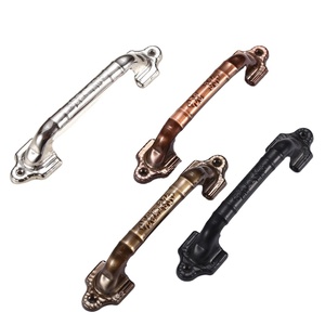 Style européen à l'ancienne quincaillerie en or noir poignées en alliage de zinc boutons pour armoires tiroirs commode armoire porte meubles - Product Image 6