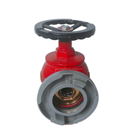 Pasokan Pabrik Wanlian SNZW65-I-Y DN65 Rotary Fire Hydrant, Rotary Bend Pendek Dengan Port Gulungan Selang Terpasang