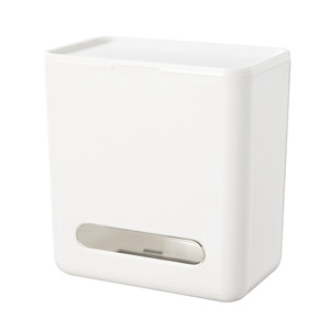 Boîte de rangement murale carrée blanche à couvercle rabattable pour film alimentaire - Product Image 4