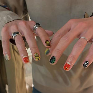 <span class=keywords><strong>Uñas</strong></span> Acrílicas <span class=keywords><strong>de</strong></span> <span class=keywords><strong>Girasol</strong></span> <span class=keywords><strong>de</strong></span> Alta Calidad al por Mayor, Kit <span class=keywords><strong>de</strong></span> Manicura con Diseño Personalizado, <span class=keywords><strong>Uñas</strong></span> Postizas a Presión - Product Image 3