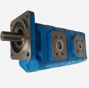 Pompe à engrenages hydraulique triple Huamao GD180C, pièces de rechange haute pression en fonte pour engins de construction - Product Image 1