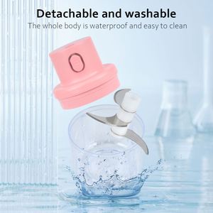 Picadoras de Carne Eléctricas USB Mini, Trituradoras de Alimentos, Picadoras Automáticas de Vegetales, Licuadora de Ajo, Venta al Por Mayor de Fábrica - Product Image 4