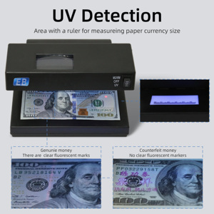 DC-2138 Lampe UV 9W Portable <span class=keywords><strong>Détecteur</strong></span> <span class=keywords><strong>de</strong></span> Billets <span class=keywords><strong>de</strong></span> Banque <span class=keywords><strong>Faux</strong></span> Vérificateur Électronique <span class=keywords><strong>de</strong></span> Monnaie Détecteurs <span class=keywords><strong>de</strong></span> Devises - Product Image 3