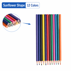 Matite Colorate in Plastica Senza Legno a Forma di Mela per Bambini, Matite da <span class=keywords><strong>Disegno</strong></span> per Studenti delle Scuole Elementari, Matite per Pittura Artistica, Vendita all'Ingrosso - Product Image 4