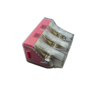 Bornes de raccordement compactes BELEKS 400V 41A 6mm à encliquetage, 3 ports, connexions électriques rapides, fil en matériau PC