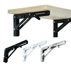 Support pliant de bricolage 90 degrés pour Table en acier inoxydable, 8 à 20 pouces, fixation murale en métal