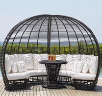 Sommer-Stuhlbetten Outdoor-Möbel 3-Sitzer Wartebereich