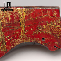 Table console de style royal européen et américain, en bois massif sculpté à la main, bureau d'écriture, meubles de luxe