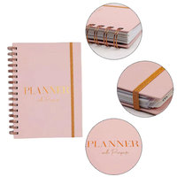 AP Service d'impression de livres Impression personnalisée Journal Journal Notebook Fitness Budget Wedding Planner Spiral Binding Planner