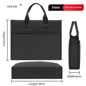 New Fashion Waterproof Custom Logo Oxford Handbag Foldable Durable Protective Case <b>Computer</b> Simple Laptop Carrying <b>Bag</b>. - Product Image 3