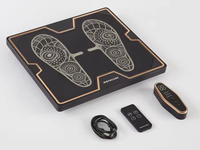 Appareil de massage des pieds pour tout le corps, EMS TENS, matériau ABS/EVA, protection sportive, rechargeable par USB, minuterie, soulagement du stress, masseur de pieds