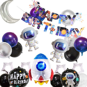 Space Set Party Supplies sistema solare Party <span class=keywords><strong>Galaxy</strong></span> <span class=keywords><strong>Theme</strong></span> Airship Space <span class=keywords><strong>Theme</strong></span> per decorazioni per feste di compleanno - Product Image 2