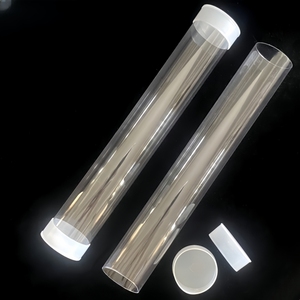 <span class=keywords><strong>Tube</strong></span> d'emballage pour PC à bas prix, <span class=keywords><strong>tube</strong></span> d'emballage transparent extrudé personnalisé, longueur de coupe avec bouchons pour le stockage de billes - Product Image 6