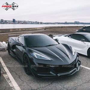 Ajustement pour <span class=keywords><strong>Chevrolet</strong></span> <span class=keywords><strong>Corvette</strong></span> C8 Stingray Z51 pare-chocs avant mise à niveau Z06 PP ABS matériel de haute qualité nouveau pare-chocs avant Bodykit - Product Image 3