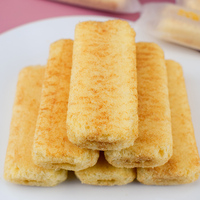 Biscuits de riz chinois OEM d'usine, biscuits coréens, céréales, snacks asiatiques fourrés au cacao, saveur fromage sucré et œuf, 300g