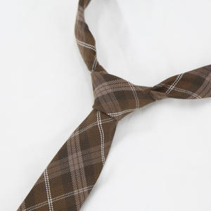 Cravates à carreaux Jk Dk de la marque Tiyo, style formel anti-boulochage, style universitaire, mode japonaise, parfaites pour assortir aux chemises, option cadeau - Product Image 1