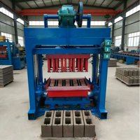 Machine automatique de fabrication de blocs creux avec PLC, pour béton, 220V/380V, facile à utiliser, garantie 1 an