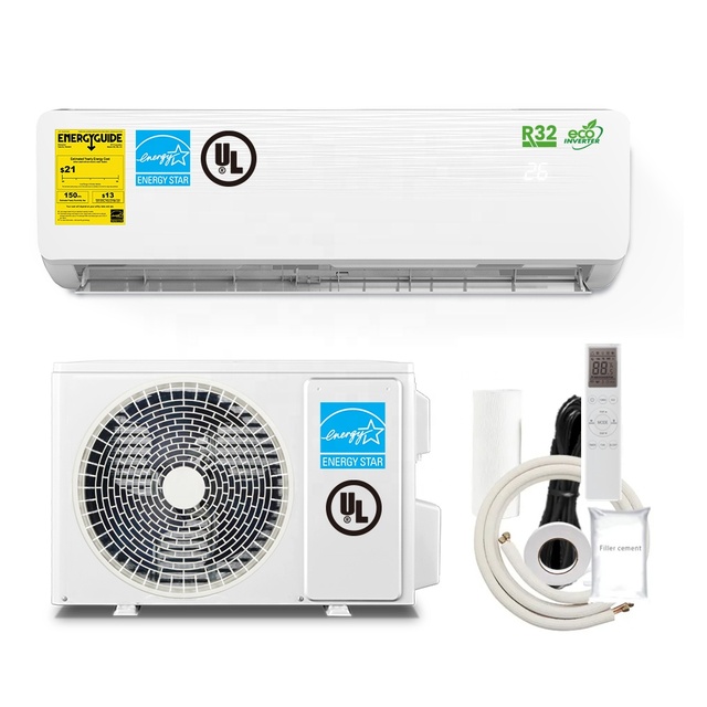 12000BTU 1 Ton 2hp 110V 60Hz Heat and Cool R410A Home Use Inverter Type Mini Split Air Conditioner