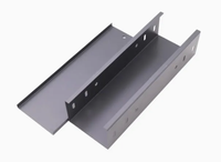Goulotte de câblage industrielle en acier inoxydable 304/316 thermolaqué, certifiée ISO, haute capacité