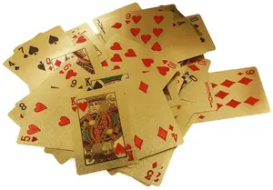 Personalizado tabuleiro jogos casa jogos cor papel arte impresso ouro jogando cartas