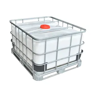 HDPE 500 litres conteneurs d'eau en plastique blanc ibc réservoir ibc prix du réservoir/équipement de stockage de produits chimiques