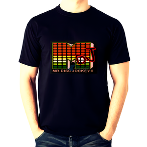 T-shirt personalizzata EL pannello lampeggiante con inverter festa di Halloween EL pannello t-shirt a LED con attivazione musicale 2024 - Product Image 4