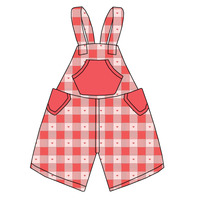 Pakaian Anak Perempuan Model Terusan Musim Panas dengan Desain Kantong di Dada, Motif Cetak, dan Tali Serut, Cocok untuk Seragam Kerja