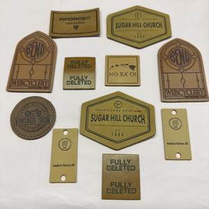 แผ่นหนังติด2024สำหรับเสื้อโค้ทแจ็กเก็ตแผ่นติดโลโก้สินค้าใหม่ - Product Image 1