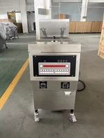Freidora de Pollo a Presión con Panel de Control Programable, 2 Quemadores a Gas, con Filtro de Aceite 5.0