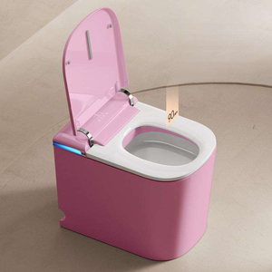 High-End 55cm Elongated Ceramic Automatic Intelligent Remote Control Dual-Flush Heated Seat Siphon Jet Flushing Floor Mounted - Product Image 5