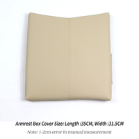 Couverture de console centrale de luxe Yifeng pour Toyota Land Cruiser 300 LC300 2022-2026, en cuir PU, imperméable, anti-rayures, facile à nettoyer