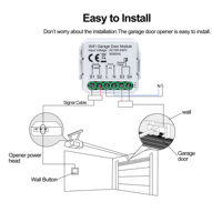 Contrôleur de porte de garage intelligent GIRIER WG01, compatible Tuya, Alexa, Google Home, WiFi, ouvre-porte de garage à distance, ODM OEM pris en charge
