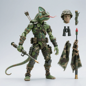 Figuras de Acción de Animales Ciborgue con Tecnología Futurista de <span class=keywords><strong>Ciencia</strong></span> Ficción, Articuladas, Fabricación Personalizada OEM, Moldeo por Inyección de ABS y PVC - Product Image 3