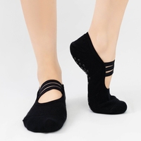 WUYANG FACTORY 3 sangles coupe basse poignées personnalisées professionnel Pilates danse sport antidérapant Yoga chaussettes