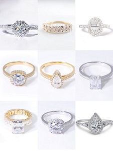Bague de fiançailles en diamant de laboratoire VS1/VVS1 certifié IGI, plaqué or 10/14 carats, taille ovale, sertissage griffes, excellente taille. - Product Image 5
