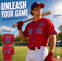 Uniforme de baseball respirant sublimé |   Ensembles d'équipe personnalisés avec logo |   Options de tailles plus grandes |   Conception gratuite, faible MOQ