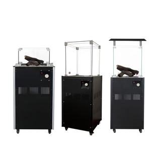 <span class=keywords><strong>Chauffage</strong></span> au gaz vertical carré moderne en acier ENZHI avec allumage par impulsions, portable pour terrasses et patios extérieurs, idéal pour jardins et événements - Product Image 1