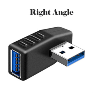 Adaptateur USB 3.1 mâle vers femelle à angle de 90 degrés pour ordinateur portable, angles personnalisés gauche/droite/haut/bas, matériau ABS, vente en gros - Product Image 5