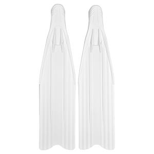 Palmes d'apnée à longue lame de couleur blanche fabriquées à Taiwan pour équipement de plongée sous-marine conçu pour les nageurs - Product Image 5