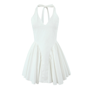 White Semi Formal Dress - Elegant Lace Sheer Design