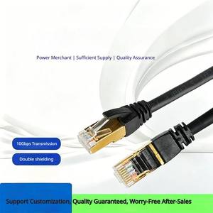 Câble <span class=keywords><strong>Ethernet</strong></span> Cat7 SSTP plaqué or certifié CE RoHS, 50 m, cordon de raccordement <span class=keywords><strong>Cat</strong></span> <span class=keywords><strong>7</strong></span>, câble RJ45 Cat7, cordon de raccordement RJ45 <span class=keywords><strong>Cat</strong></span> <span class=keywords><strong>7</strong></span> - Product Image 5