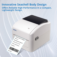 Imprimante thermique USB Xprinter XP-420B 4 pouces, étiquettes d'expédition et codes-barres QR, machine d'impression, stock en gros